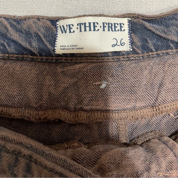 NWT New $248 Free People Nocturne Double Hem Trouser Jeans Size 26 - Picture 13 of 13